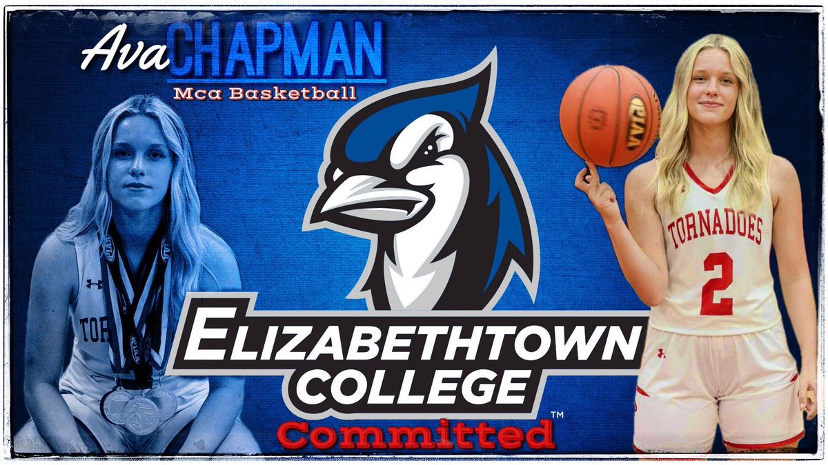Ava Chapman (@avachapman24) on Twitter photo I am so excited to announce my commitment to Elizabethtown College to further my academic and athletic careers! Thank you to everyone who has supported me on this journey. I am extremely grateful for this opportunity!! Go Blue Jays! 💙🤍🏀 <a href="/BlueJaysWBB/">Etown College WBB</a> <a href="/YuskoskiJ/">Jason Yuskoski</a> <a href="/JK_SpeedKillz/">Speed Killz Performance Training/Coach Kleha</a> I am so excited to announce my commitment to Elizabethtown College to further my academic and athletic careers! Thank you to everyone who has supported me on this journey. I am extremely grateful for this opportunity!! Go Blue Jays! 💙🤍🏀 <a href="/BlueJaysWBB/">Etown College WBB</a> <a href="/YuskoskiJ/">Jason Yuskoski</a> <a href="/JK_SpeedKillz/">Speed Killz Performance Training/Coach Kleha</a>