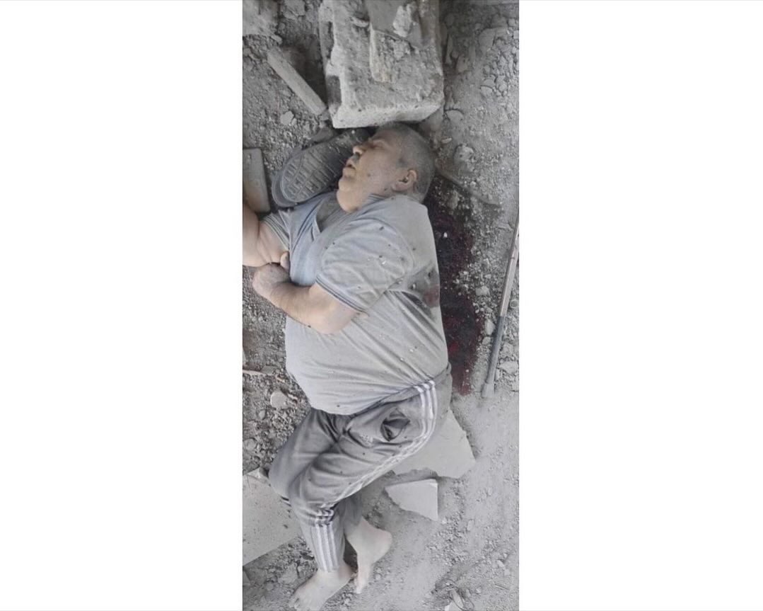 They showed the world that they are humanists and pretended to help this elderly, in fact after the elderly walked a few meters forward, they executed him in cold blood.  
May Allah have mercy on you 💔
R.I.P