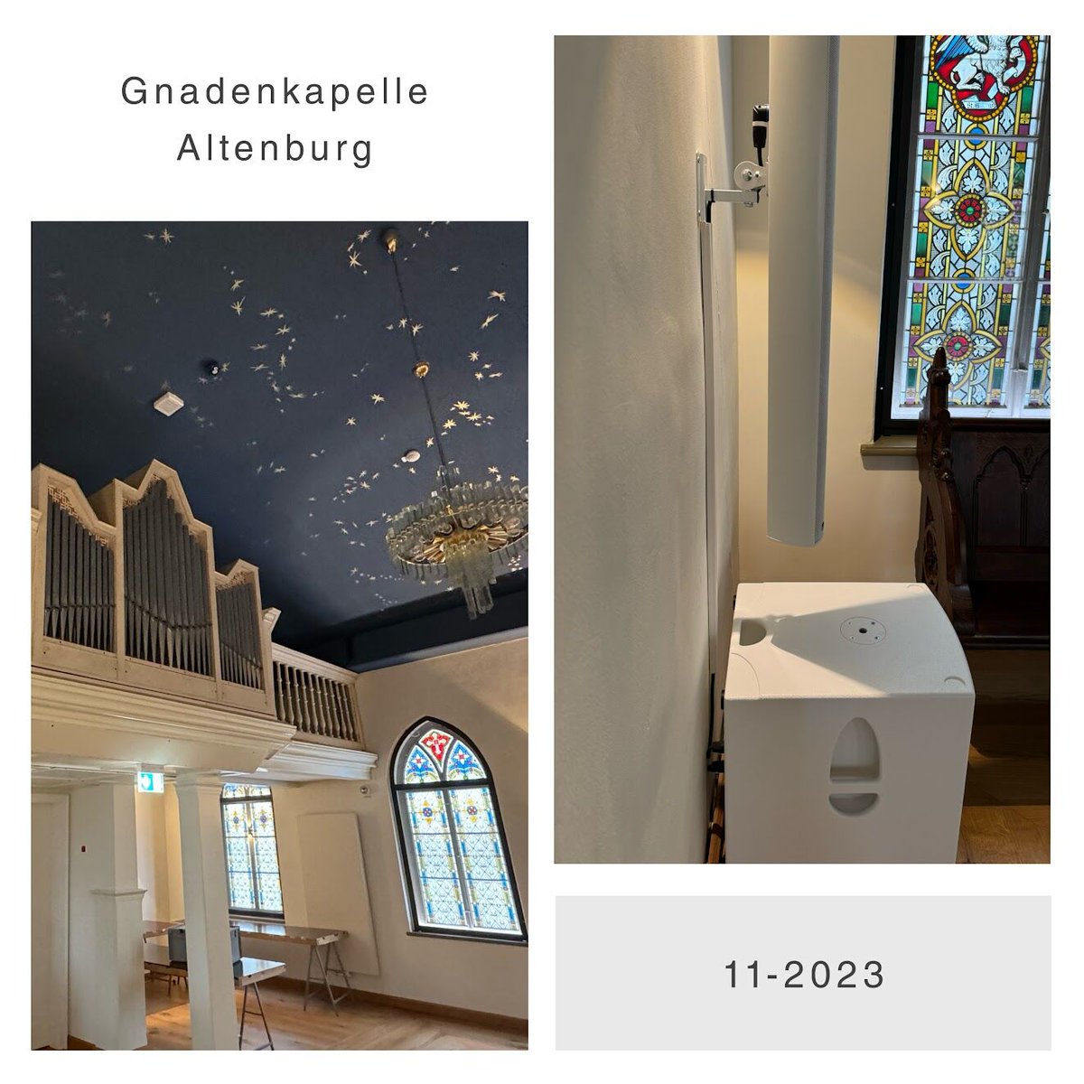 Neues Jahr, neue Baustellen!
Die 25. Baustelle für dieses Jahr ist abgeschlossen. Diesmal in #altenburg, hier wurde der Umbau der #Gnadenkapelle mit professioneller Audiotechnik komplettiert. #fohhnlx150 #fohhnxs30 Wir danken für den umfangreichen Auftrag und wünschen, viel Erfol