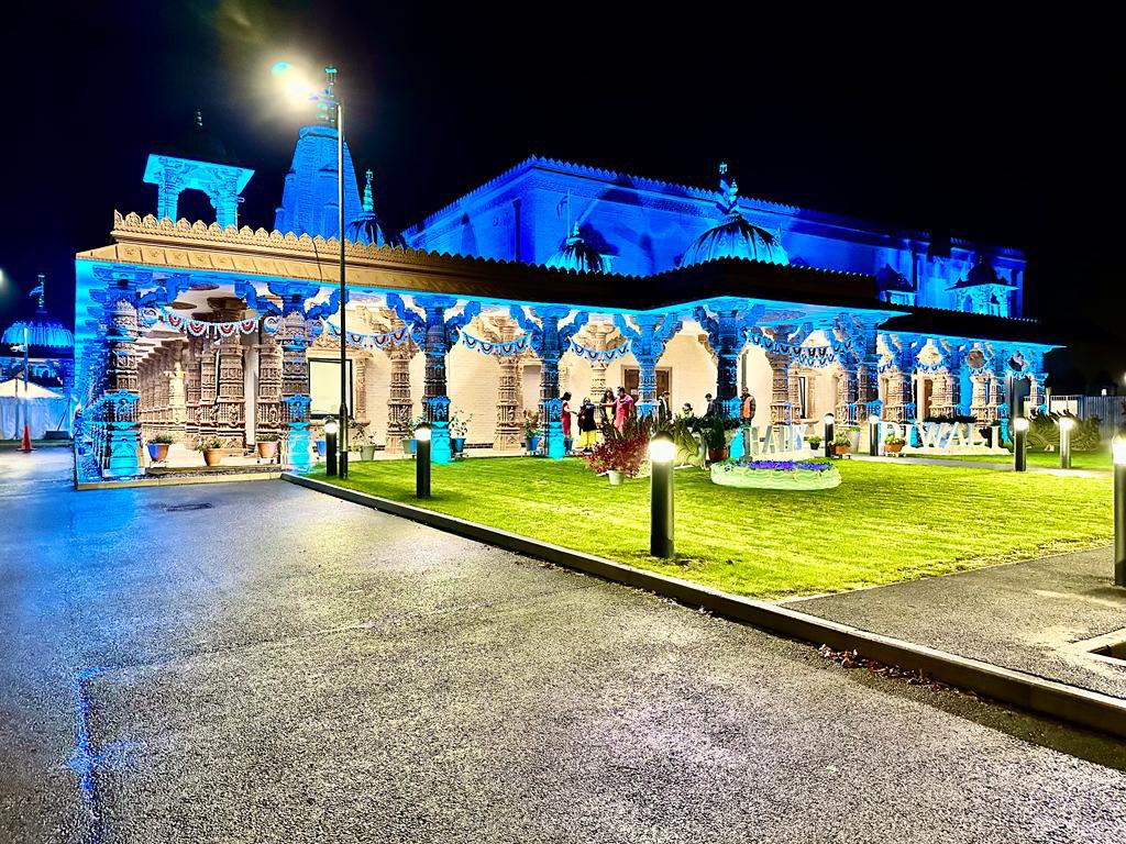 It was our pleasure to welcome you. Thank you for taking time to share your thoughts and kind words on this auspicious day. <a href="/NeasdenTemple/">Neasden Temple</a> <a href="/BAPS/">BAPS</a>