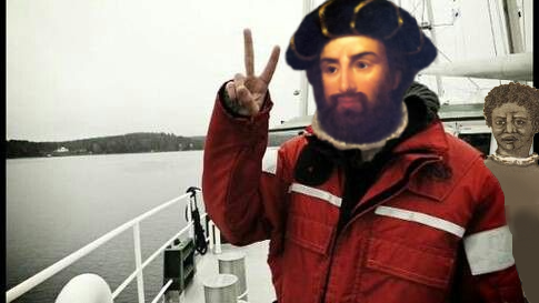 goat_vasco's tweet photo. Ici vous me voyer commencer mon voyage pour trouver une nouvelle route dans l'océan vers l'Asie! #Inde #fourteenninetyseven #fyp https://t.co/bKwE66tEZH