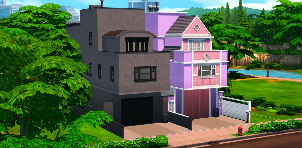 we are so ready 💜🖤 #TheSims4ForRent 
#ShowUsYourBuild #TheSims4