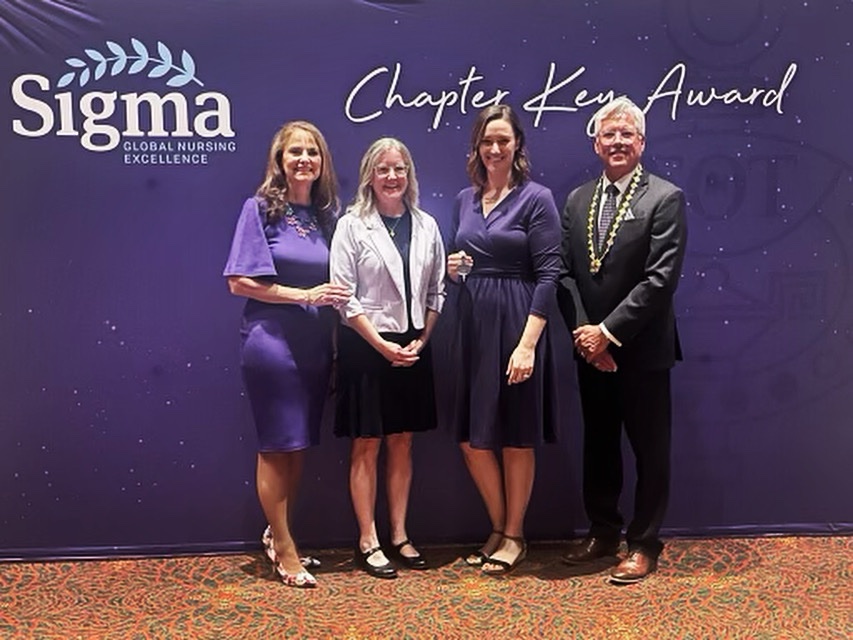 Sigma_atMU's tweet photo. Aloha Iota chapter of Sigma recognized for winning Sigma Chapter Key Award for the biennium at Sigma Theta Tau International Convention! Way to go Alpha Iota! #sigmanursing #sigmaconvention2023 #chapterkeyaward #wearesigmanurses #mizzounursing https://t.co/CmmAwxtD3B