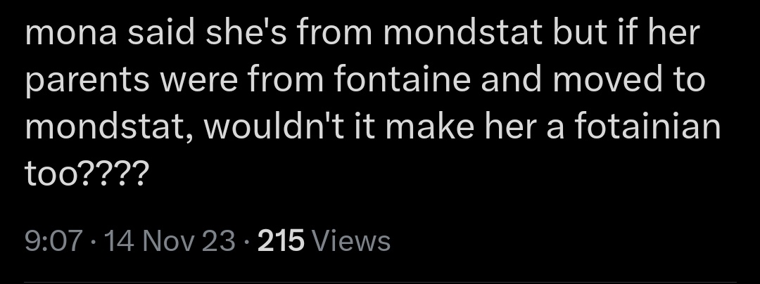 "we need a skip button!" mona literally said that she isnt from fontaine and confirmed she will NOT dissolve in primordial sea water and genshin players will still say shit like this