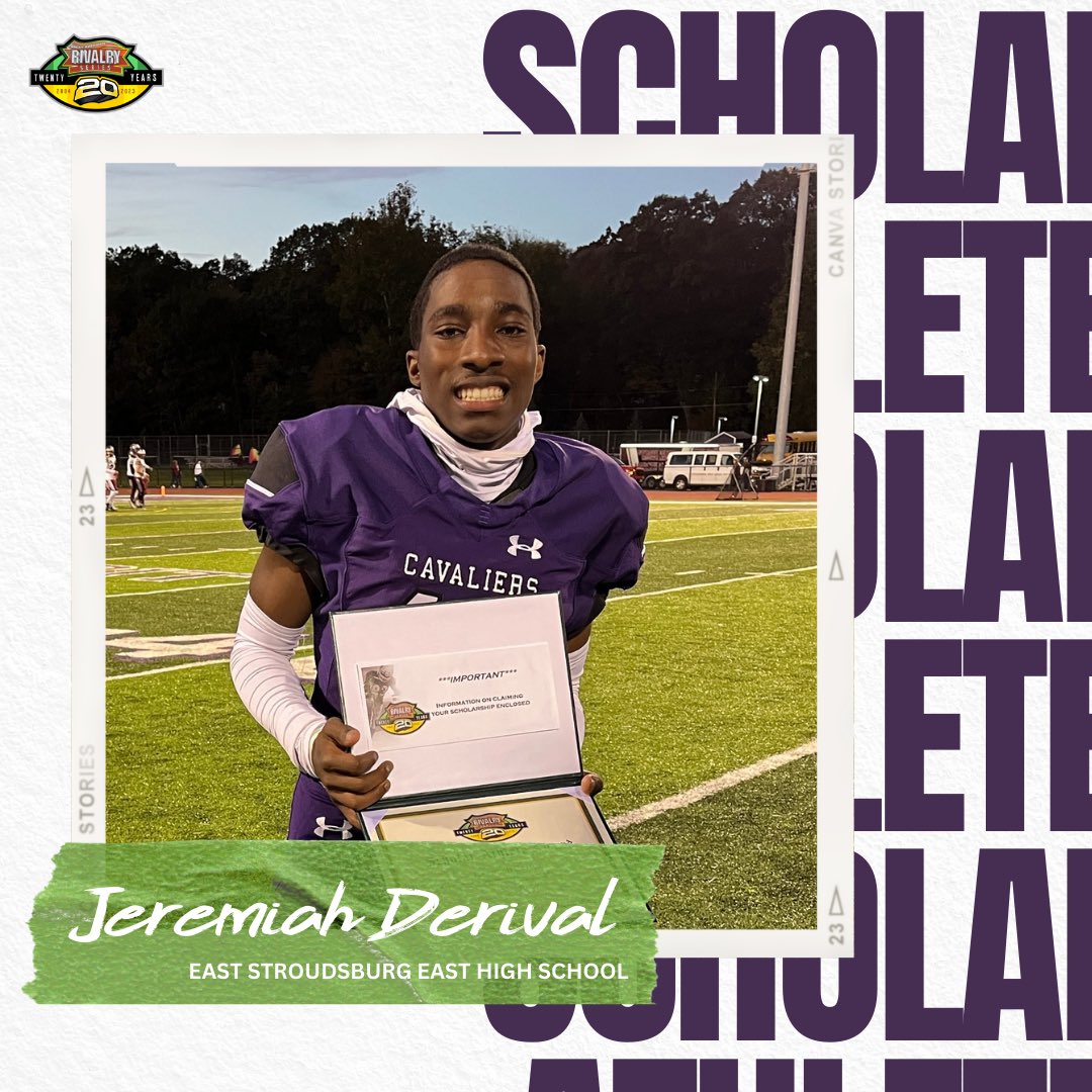 PLEASE VOTE!  Jeremiah was named the Cavalier football scholar athlete as part of the Great American Rivalry series.  Please vote for Jeremiah!

greatamericanrivalry.com/2023-scholar-a…