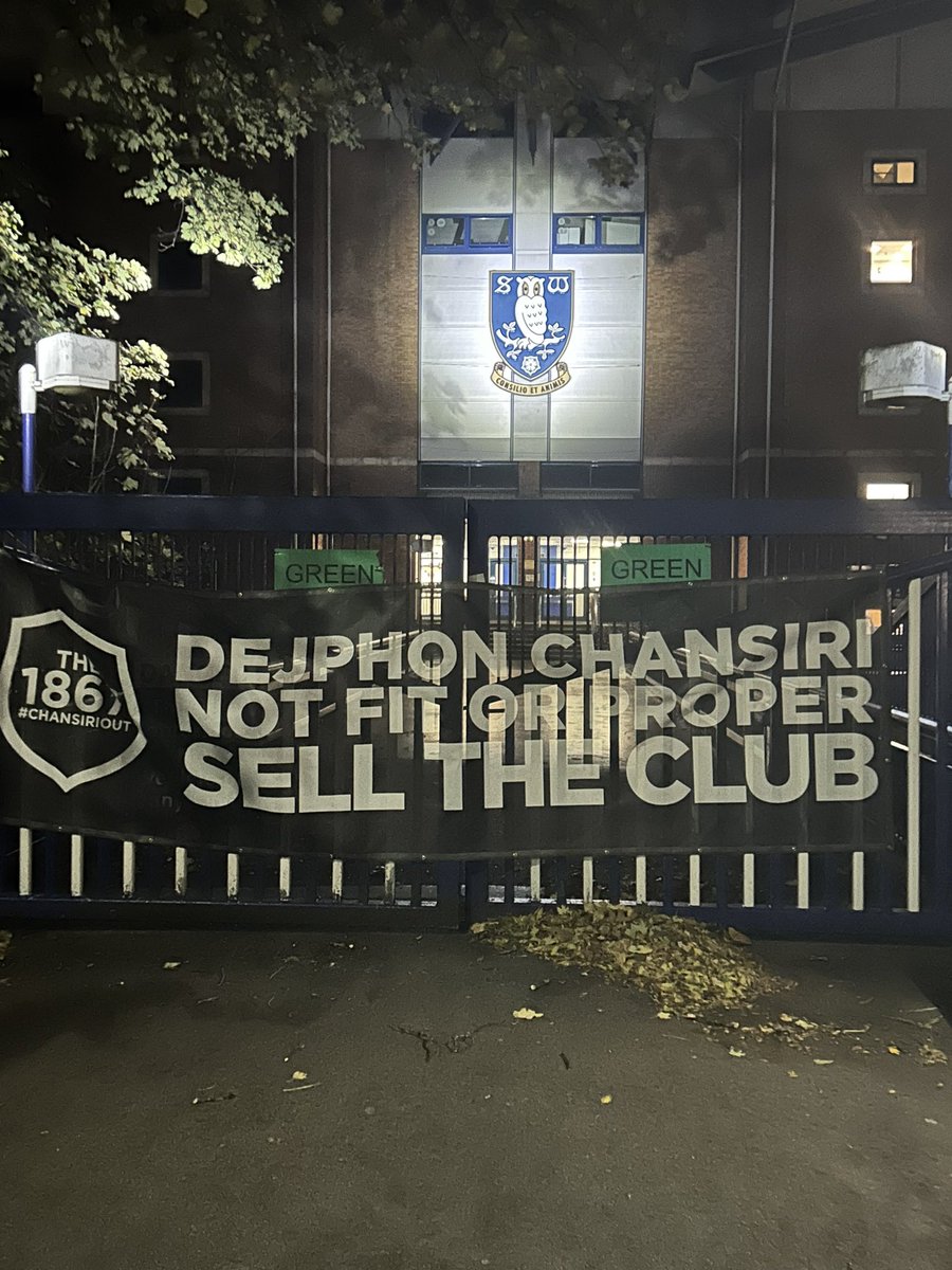 “I’ll sell, if the fans want me to sell” -  SWFC press conference. December 19, 2018”

An open letter for Sheffield Wednesday fans.

Wednesdayites - Please sign and show your disapproval toward Dejphon Chansiri’s ownership of our football club.

It’s time for the fan base to
