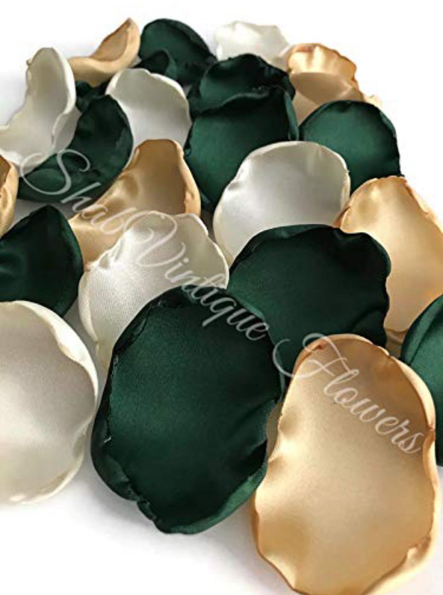 💥Emerald gold ivory 100 flower petals amzn.to/40zvIIl amzn.to/40zvIIl #amazonfinds #shopsmall #weddingtrends #customerfavorite #craftychaching