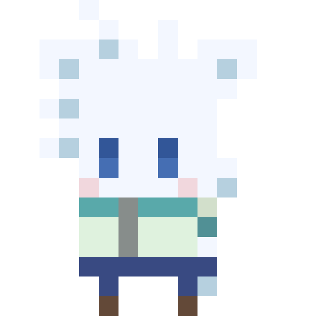 ad_adopuro's tweet photo. ended up making Ace Attorney-styled pixel characters of Book and Wight from Monochrome by takagi_kyou
i think they look cute https://t.co/FskpJEzhq2