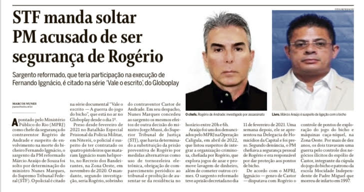 Pulei vendo essa notícia hoje. Mais uma decisão de Nunes Marques beneficia Rogério Andrade. Não dá + pra tratar como coincidência. Mostramos em 15/8/22 histórico do ministro beneficiando o Capo. Lembrando q ele foi posto no STF por Flávio Bolsonaro. Leia: agenciasportlight.com.br/index.php/2022…