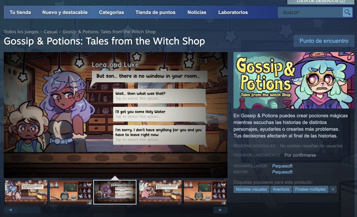 Pequesoft 🏗️ Gossip & Potions, Wishlist NOW ! tweet media