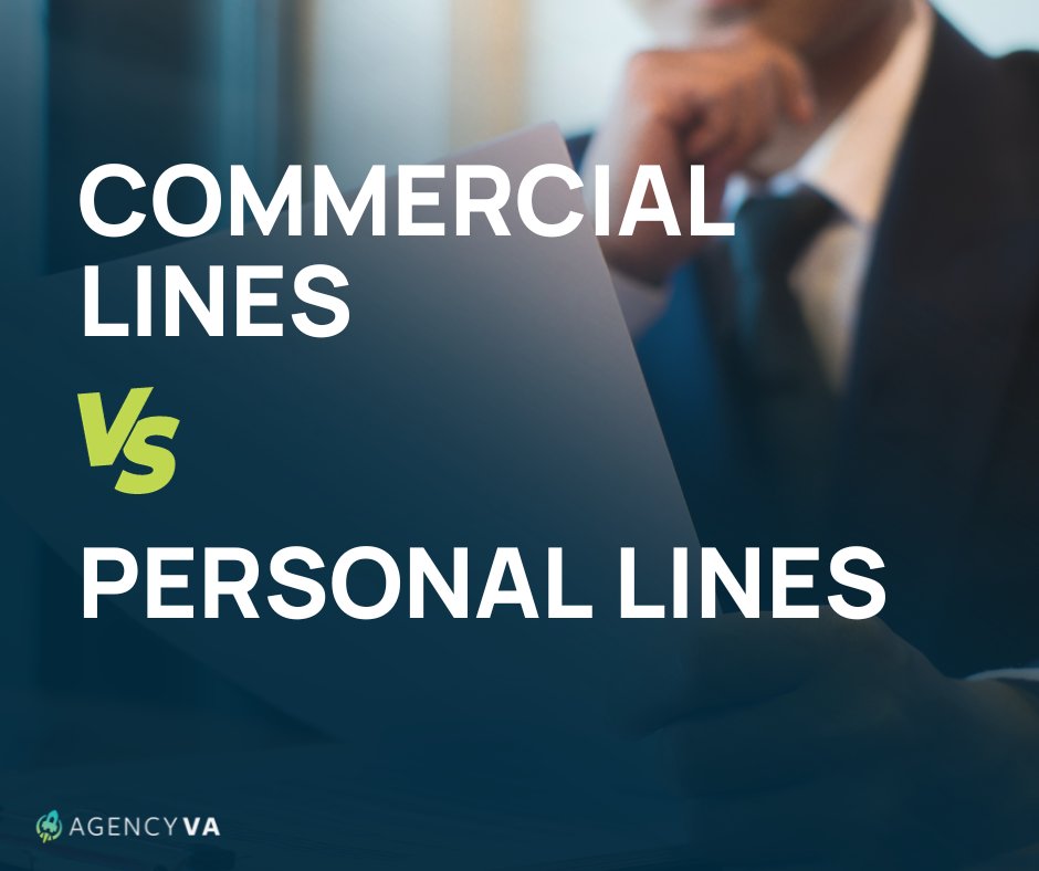 How many commercial lines vs personal lines have you written this month, and which is proving more profitable for you? 

Contact us now to learn about our industry leading tracking software &amp; virtual insurance assistants!

agencyva.com/?utm_source=tw…

#commerciallines #personallines
