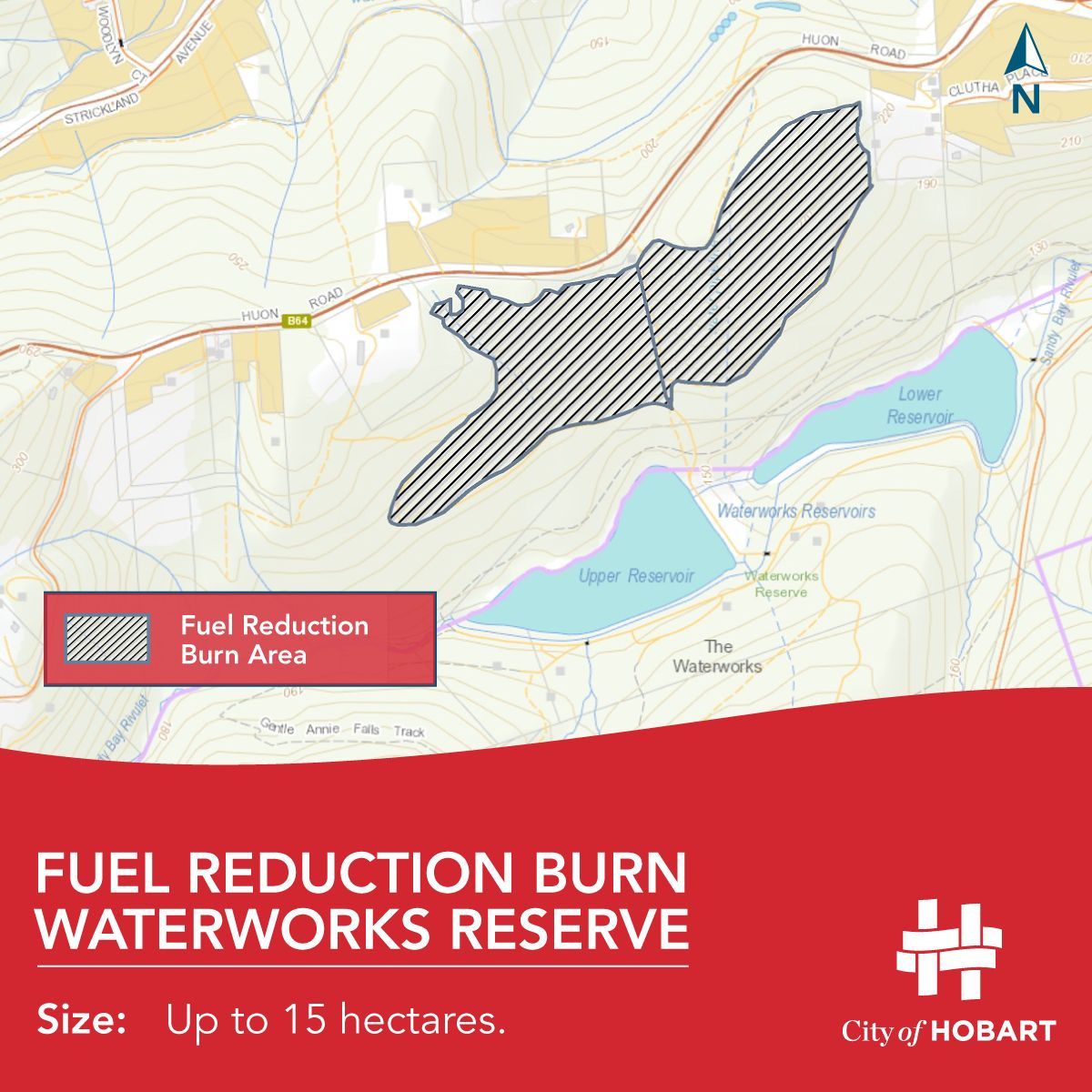 We plan to continue a fuel reduction burn in South Hobart today, Wednesday 15 November. Some smoke may be produced, but we will make every effort to minimise the impact on nearby areas. For more information about this burn read our Burn Alert - bit.ly/HuonRd-Burn-Al…