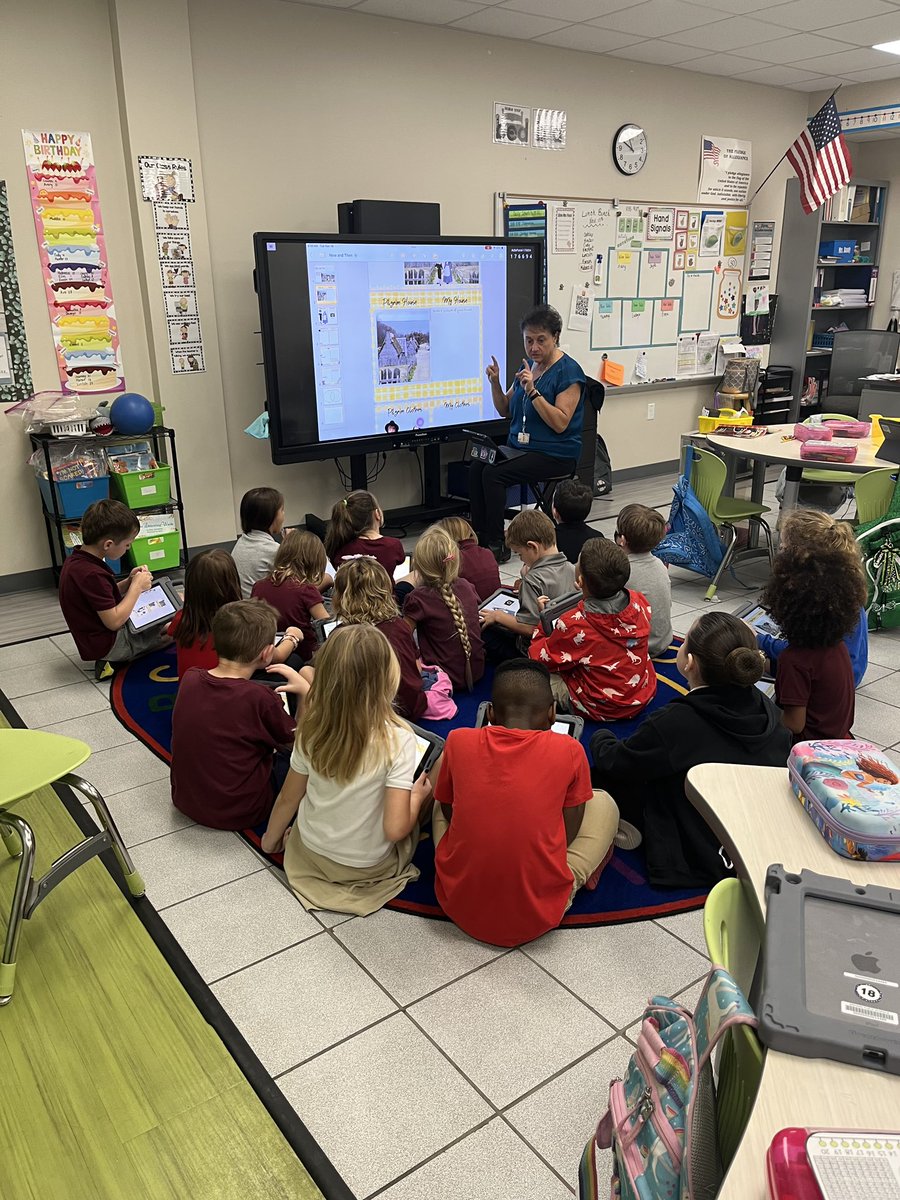 BrevardEdTech's tweet image. Ms. Wood, Ms. Tonya Callipari Bandy, and Ms. Carrie Kerr’s South Lake Elementary School first grade classes compared their world to the 1927 world of the Pilgrims. They recorded their learning using Seesaw and Pages on their iPads. They are ready for Thanksgiving🦃 #brevardedtech