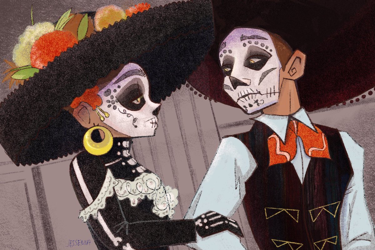 💀🌹🧡 #Procreate