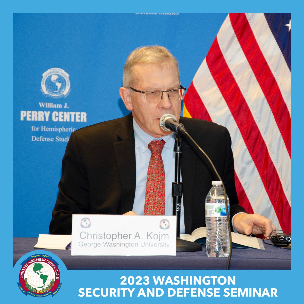 WJPerryCenter's tweet image. Thank you to Christopher Kojm of @GWtweets and Risa Grais-Targow of @EurasiaGroup for sharing their insights on intelligence as a statecraft this morning at #WSDS2023.