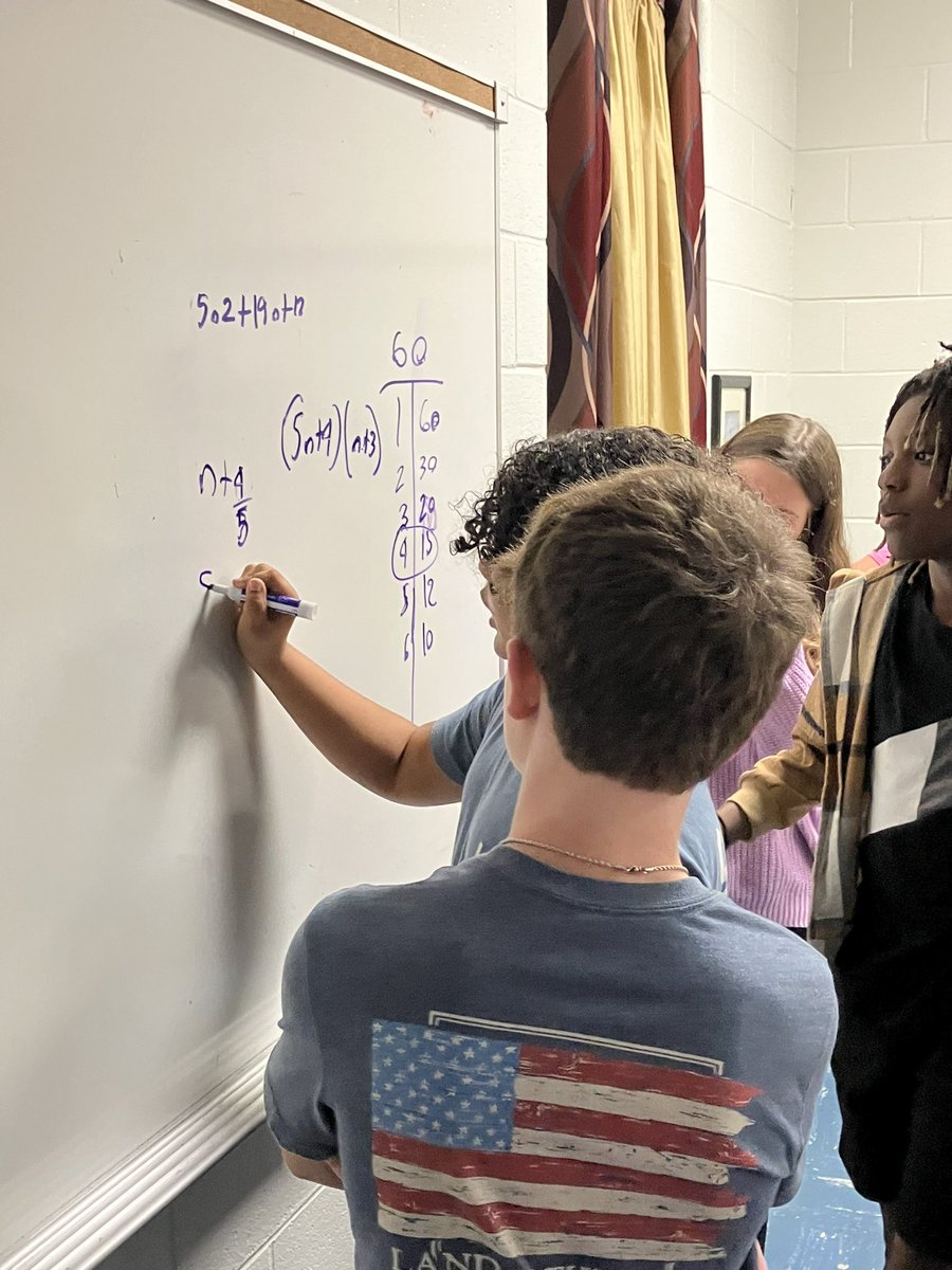 melissa13thomas's tweet image. Students in Mr. Proveaux’s Algebra class @LGMS_HCS are cheering each other on as they solve problems collaboratively in the 360 environment. #WildcatPRIDE #MoreTeaching #MoreLearning #MoreGrowing