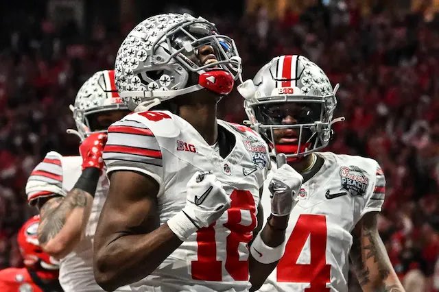 POWERFUL: OSU WR Marvin Harrison Jr. says the most important part of him is his religion and that his legacy is how he treats others❤️

“My bible. I continue to pray, to pursue my faith as much as I can outside of football. And so that's one thing that I probably would say is a