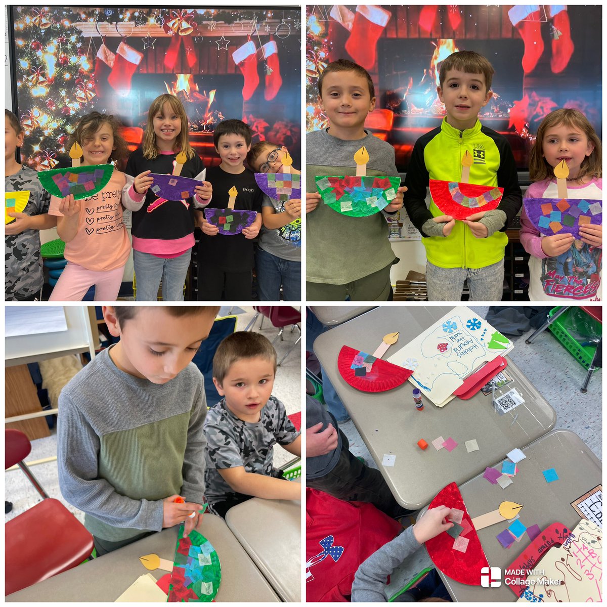 MissFrye14's tweet photo. Today in Room 105 we kicked off Holidays Around the World! We started in India! Diwali is celebrated for five days and those who celebrate decorate their homes with clay candles called diyas. After learning all about Diwali, we made our own version of diyas! https://t.co/33p2gxPW2b