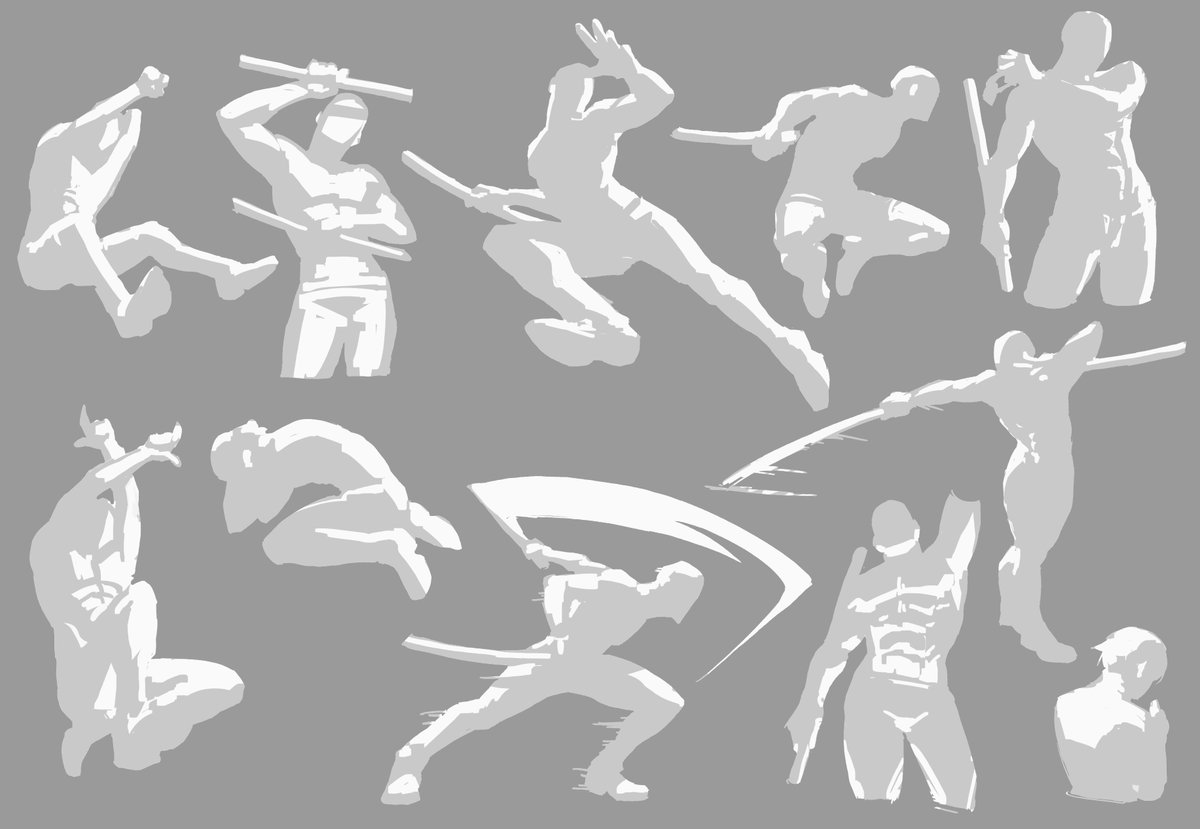 Fighting and random poses sketches 🤺 #lineart #croquis #dessin #doodle #figuredrawing #fightingpose #rkgk #artpractice #dailyart #sketch #drawing #gesturedrawing #artistontwittter