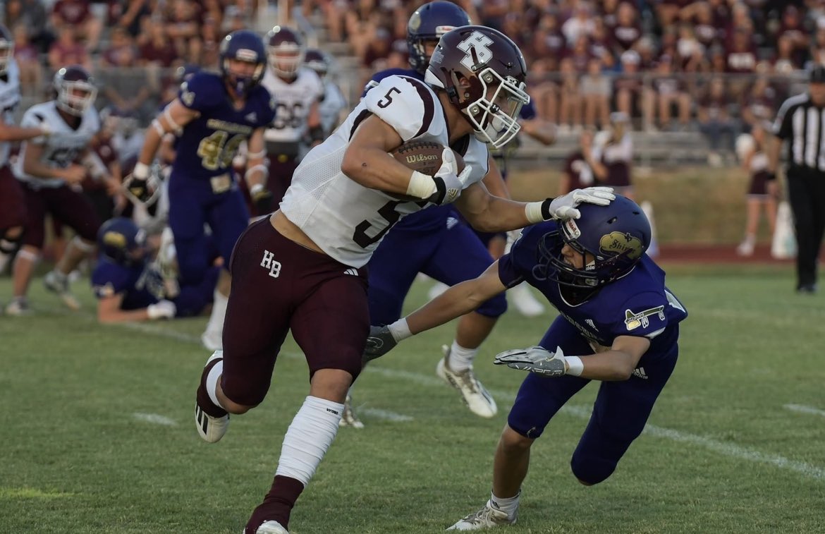 Laynegerke5's tweet photo. Proud to help my team this season offensively:
1163 total offense 
13 TDs
12.11 yards/per touch
The only time I came off the field was extra point and punt team but would not have it any other way I wanted to be on the field every play to do my best for my @hbteams brothers! 
@AggieFootball @dctf @TA_Recruiting @R_Brauninger #brahmasforever
