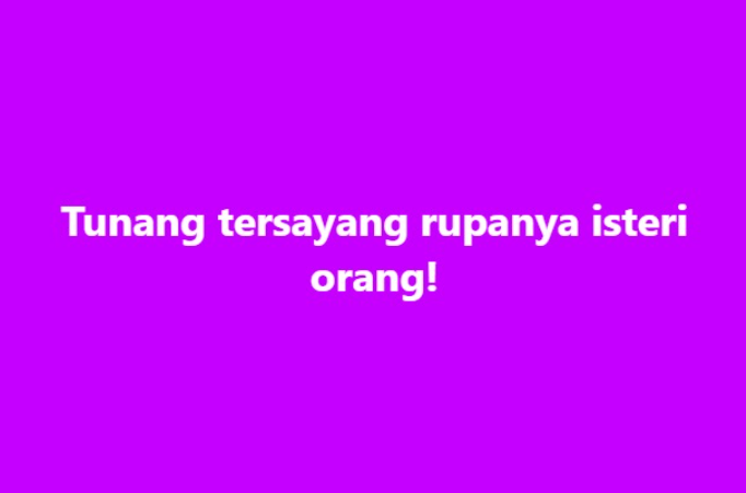 SinarOnline's tweet photo. #ICYMI Pelamin angan musnah, lelaki rugi RM30,000 diperdaya isteri orang

#SinarHarian #Thread #Lelaki #Rugi #Diperdaya