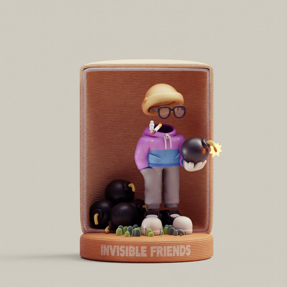 coinbilly's tweet photo. Cannot wait for these @InvsbleFriends physicals to come in. Long time coming, with a lot of work done behind the scenes. 

Check out some of these original mockups by @nguyenhut_art that we didn’t move forward with… maybe next? https://t.co/N6sHlblGnv