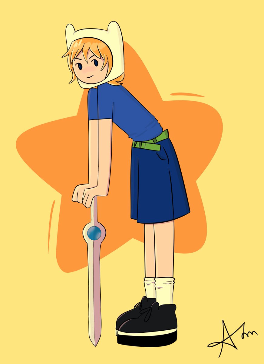 mnrpixu's tweet photo. Finn the human ! 💛💙
#adventuretime #finnthehuman #characterart #fanart #Procreate #digitalart https://t.co/Hz8TX7Q0qd