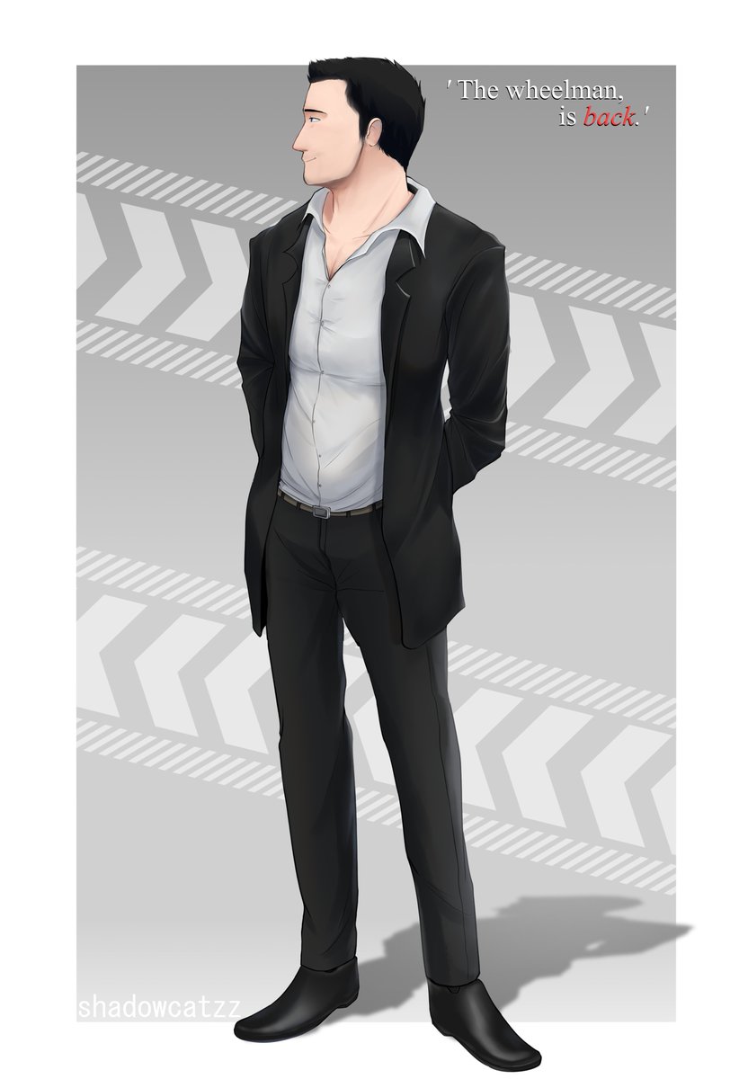 ShadowCatzzy's tweet image. Happy birthday Driver 2!!! Here&apos;s our beloved police cop man in his iconic suit! c:✨#driver2 #fanart #driver #johntanner