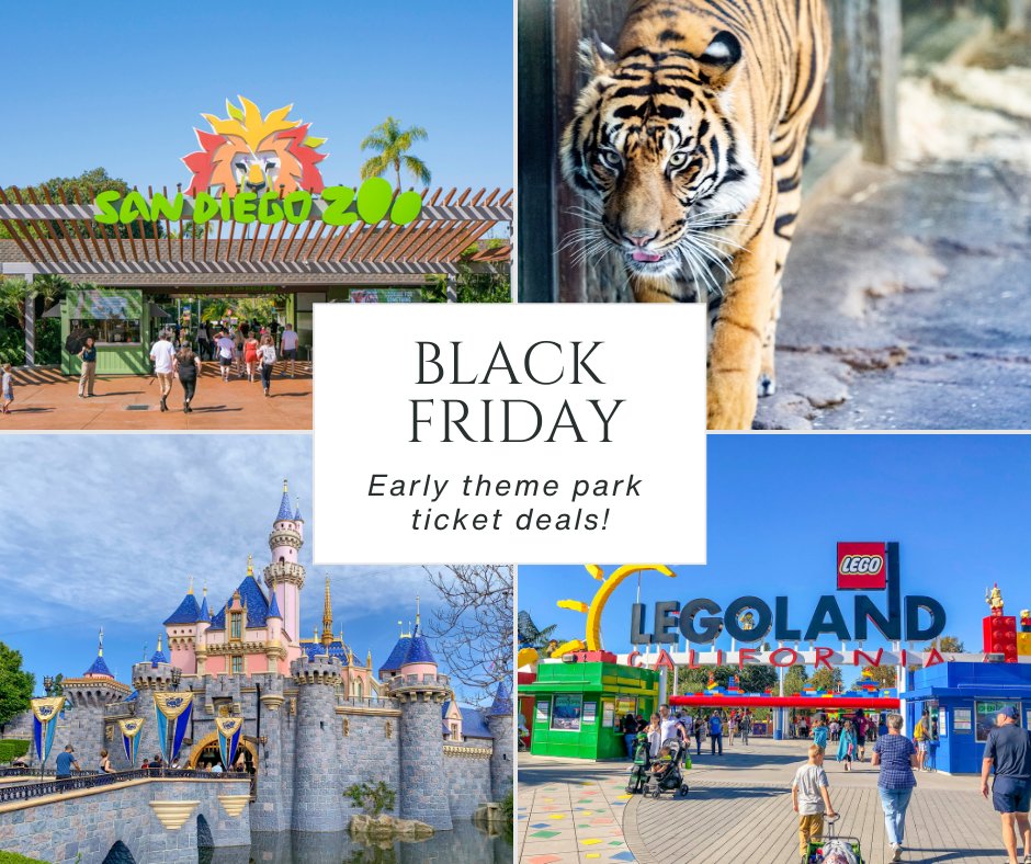 Black Friday deals are starting to roll out. It's mostly theme parks right now, but here's a start... lajollamom.com/sale-on-san-di…