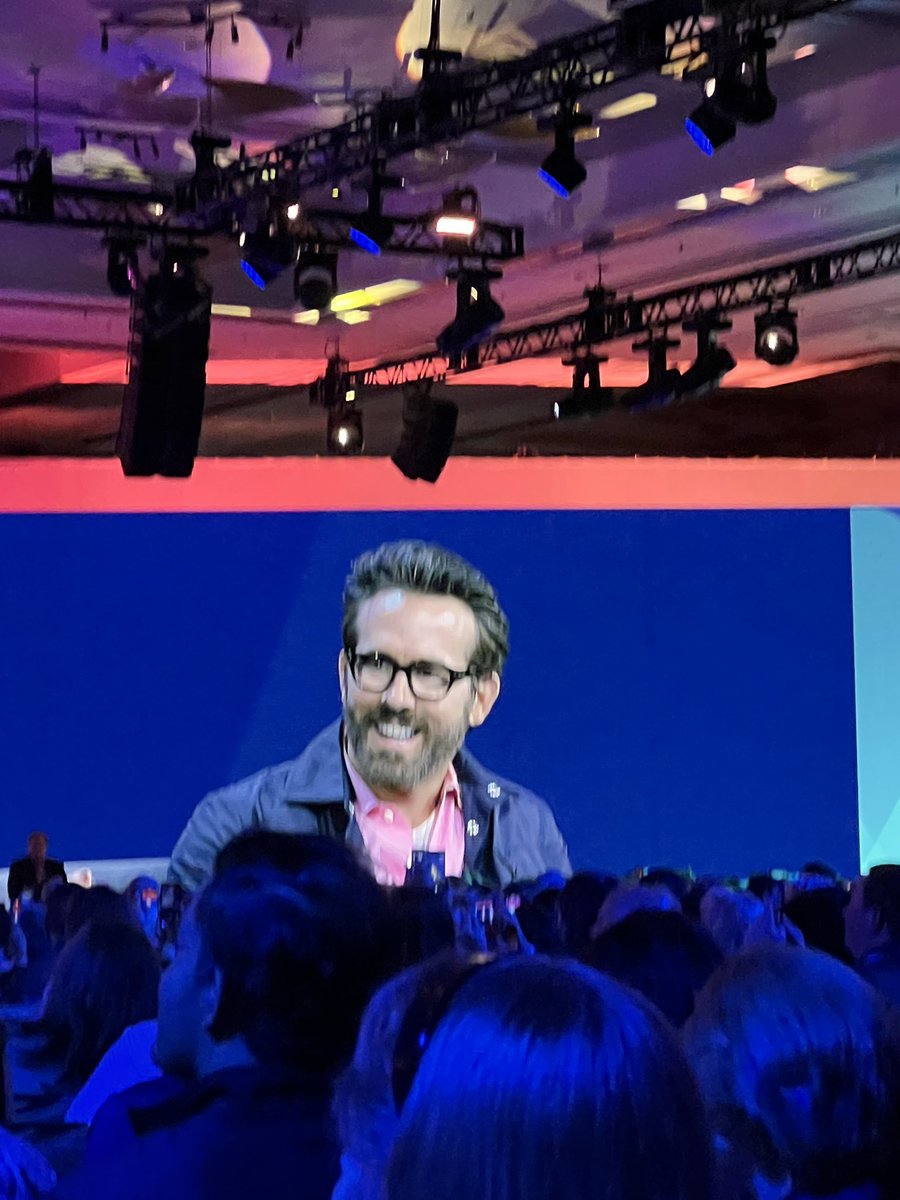 Ryan Reynolds in the house at #QBConnect.