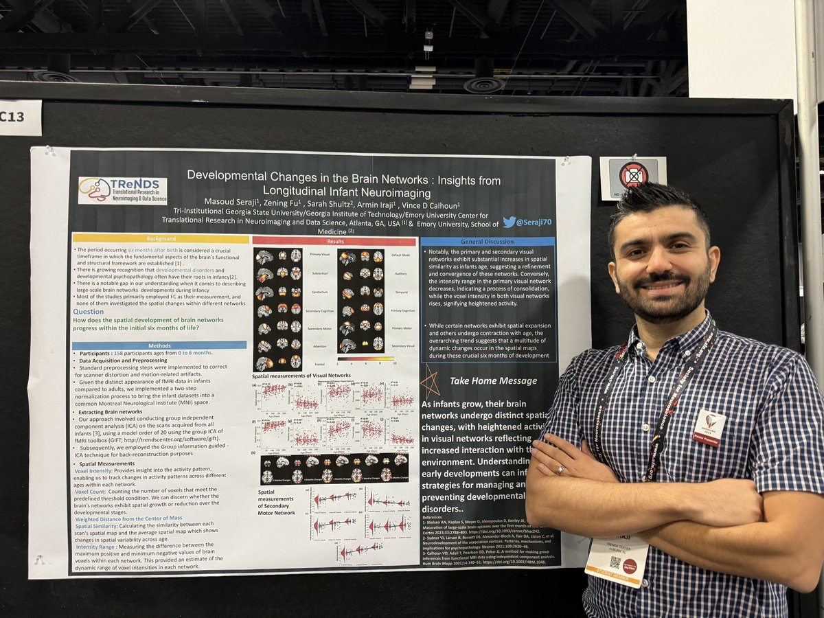 seraji70's tweet image. I thoroughly enjoyed my experience at #SFN2023 , where I presented my work, gained insights from posters and talks, and forged valuable connections. I'm thankful for my exceptional advisor and lab mates who played a pivotal role in making this happen.
@SfNtweets
@vdcalhoun