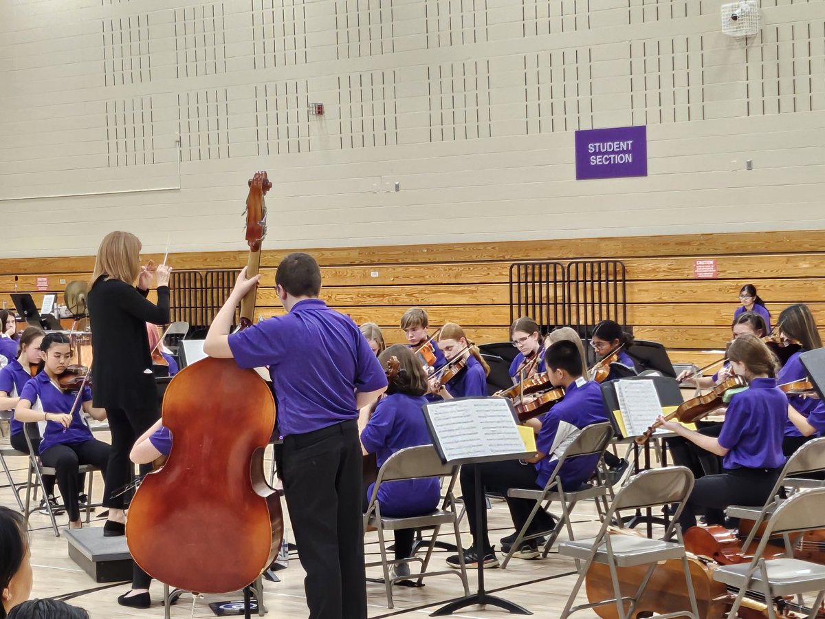 Enjoying a night of music thanks to the future wildcats at Beadle MS. Way to go Mrs. Clifton and the Beadle MS orchestras!