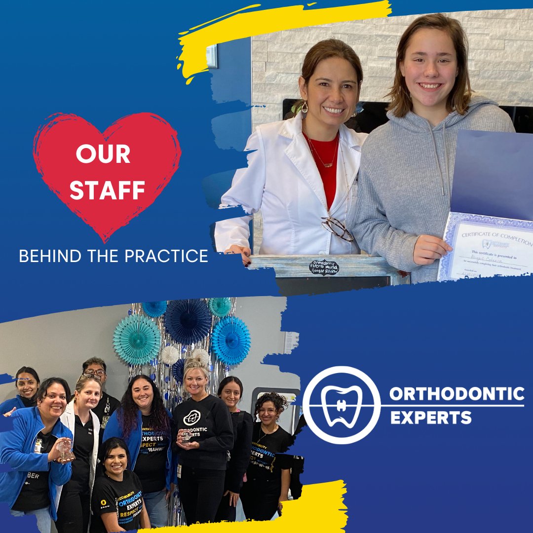 OrthoExperts's tweet photo. Our staff is the heart behind the practice!

At OE, we care about every aspect of your treatment and what we can do to keep you up-to-date.

Check out https://t.co/rPBljIrCCs to see what others are saying about us!
#OrthodonticExpert #Awardwinningorthodontists #OEsmiles https://t.co/kMDqg3RLIT