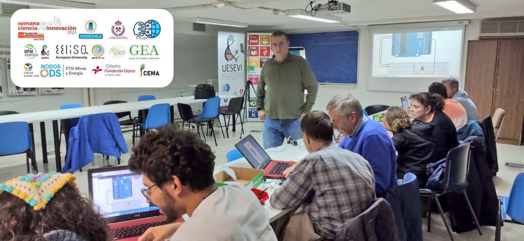 Tellus_UPM's tweet photo. El Taller "Crea tu mini estación ambiental" ha sido nuestra 1ª actividad para la #SemanaDeLaCiencia y seguro repetiremos 🙂🙃🙂

Sólo esperamos que haya sido tan enriquecedor para las personas que nos acompañaron, como lo ha sido para nosotros 😊

#FelizMartesATodos
 #Madrid https://t.co/Cf6hikRH53