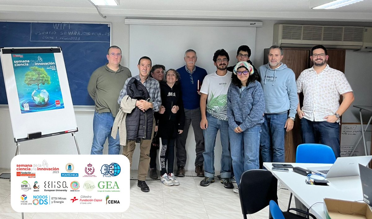 El Taller "Crea tu mini estación ambiental" ha sido nuestra 1ª actividad para la #SemanaDeLaCiencia y seguro repetiremos 🙂🙃🙂

Sólo esperamos que haya sido tan enriquecedor para las personas que nos acompañaron, como lo ha sido para nosotros 😊

#FelizMartesATodos
 #Madrid