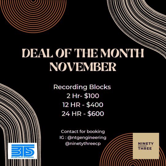 nancithegreat's tweet image. Deal of the Month!
Let’s give thanks for our talents !! DM me for more info! This deal is over NOV 30!! Deposit to secure your time ! 
Let’s work ! I’ll always give you a deal you can’t refuse! 😎 #ntgengineering