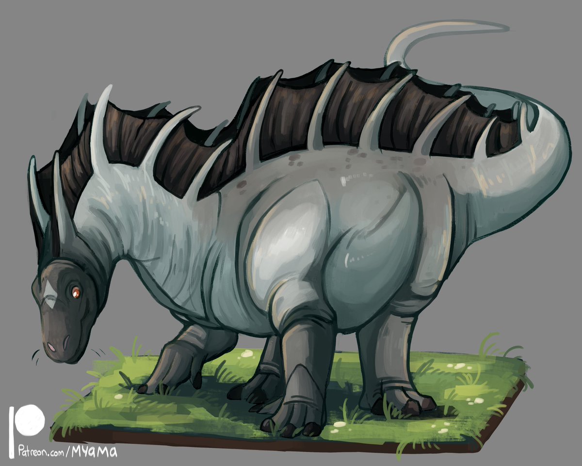 Week 2 for casual dinovember on instagram! 
Theme was Longer then long, so I did an amargasaurus!