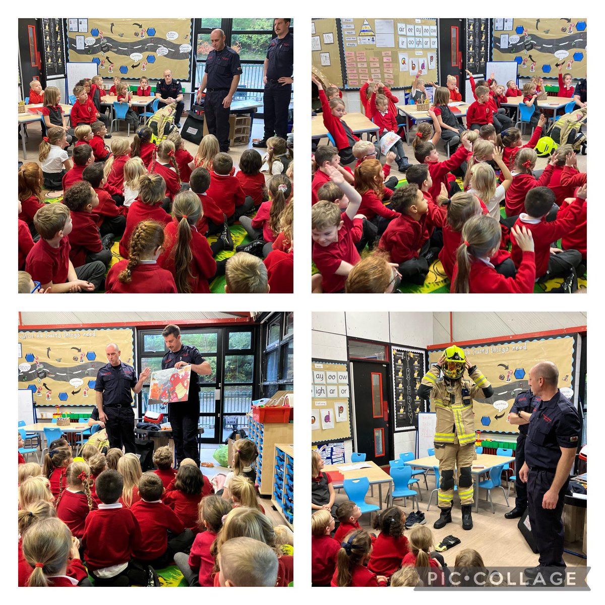 Year 1 really enjoyed their visit from the fire service today. They gave us some really important fire safety information. <a href="/PPSMrsDrummond/">Mrs Drummond 1AD</a>