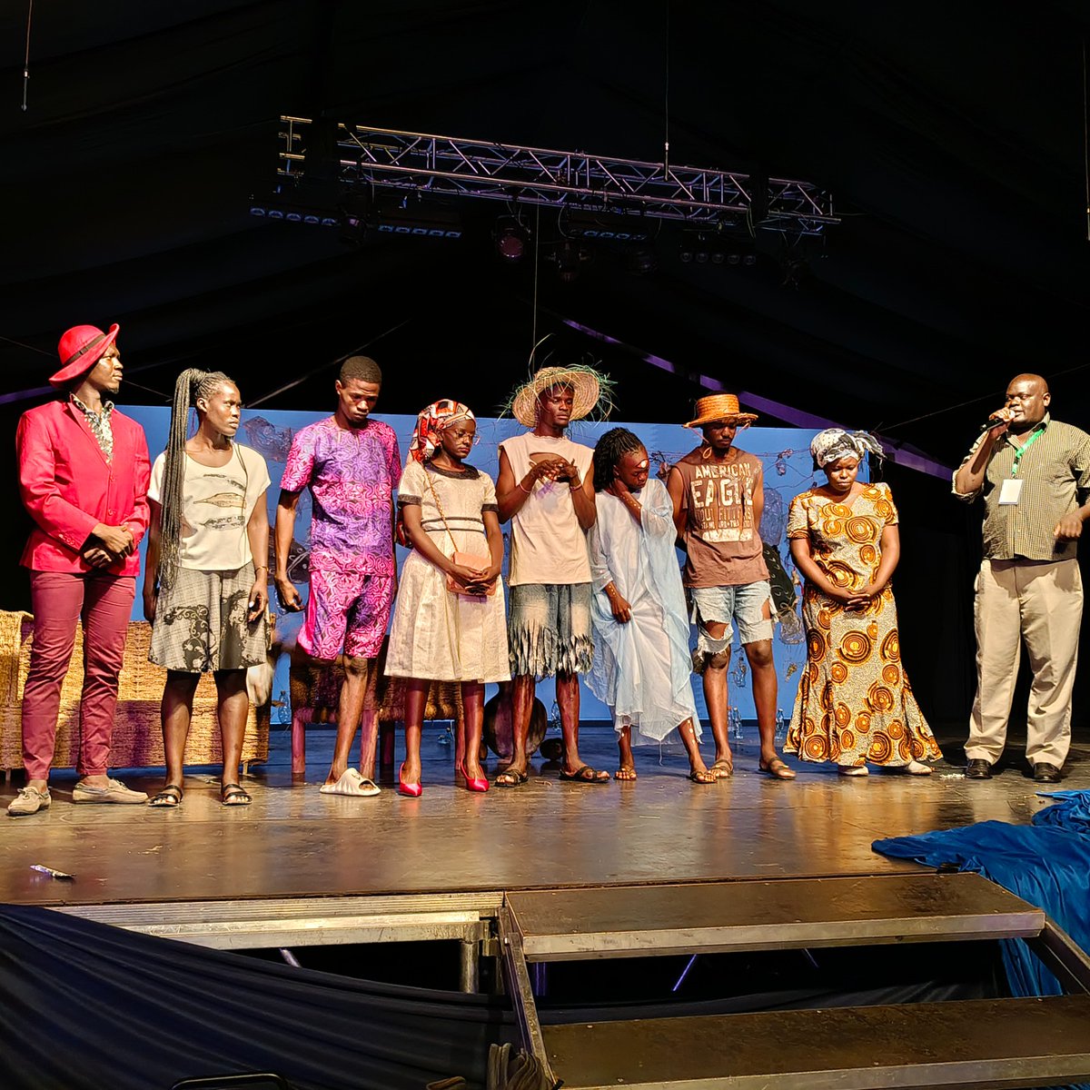 epaulotieno's tweet photo. Trusting the process and keep pushing is the game till we reach the goal no giving up thanks to the team Amazon theatrix ensemble and kitfest2023
Theatre for social change and creating impact in the community.
@OsiepeSango
#Ativism
#Twendetheatre
#amazontheatrixensemble https://t.co/TiG4MSuvVp