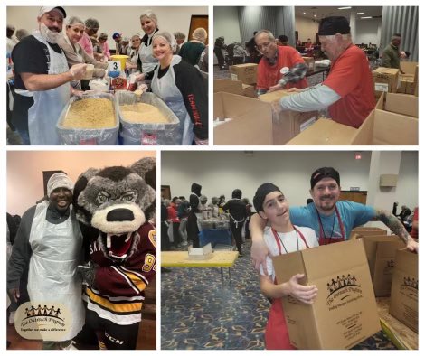 Feed6, alongside <a href="/chicagowolves/">chicagowolves</a>  donors, sponsors, and volunteers, packaged 100,000 meals! 

We need your help to continue this fight against hunger in our communities. Host a meal packaging Contact us at 641-486-2550 or email info@outreachprogram.org to get involved today!