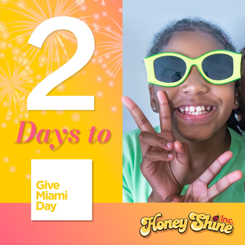 …TWO more days💛⏰✨🐞

<a href="/MiamiFoundation/">The Miami Foundation</a> #EarlyGiving #DonateNow #Honeyshine