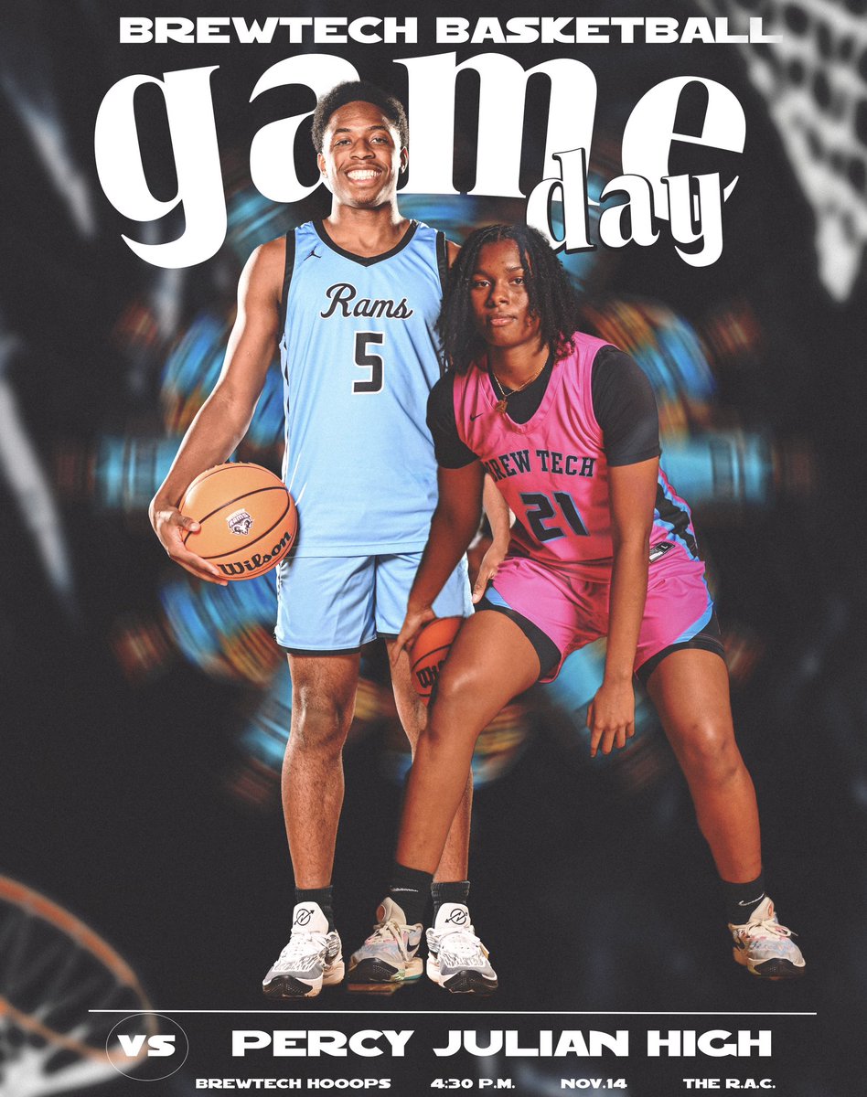TheBrewtechRams's tweet photo. MEET US AT THE R.A.C.
The Rams are back in action tonight taking on the Pheonix of Percy Julian in another crosstown showdown!!
JV Boys start at 4:30 with Varsity Girls and Boys playing after!
#GoRams | #BrewTechHoops | #JustUsRams https://t.co/tA4EckB3Ay