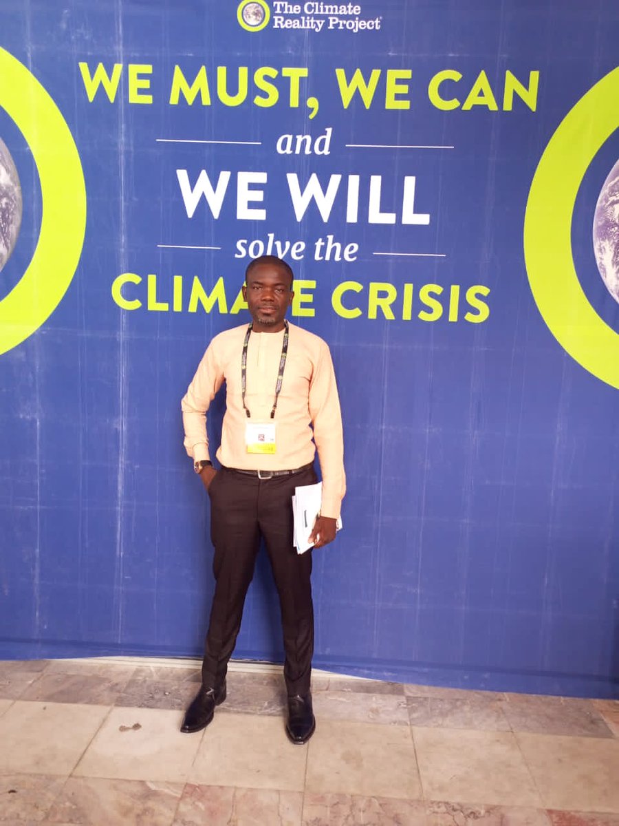 Fildada's tweet photo. The ongoing West African Climate Reality Leadership Training in Accra, Ghana has been an opportunity to take research findings to the field for implementation. Big thanks @algore , @ClimateReality.
#TheAfricaWeWant
#LifeofAResearcher
#WestAfricaLeadOnClimate https://t.co/3Xxc47p9jb