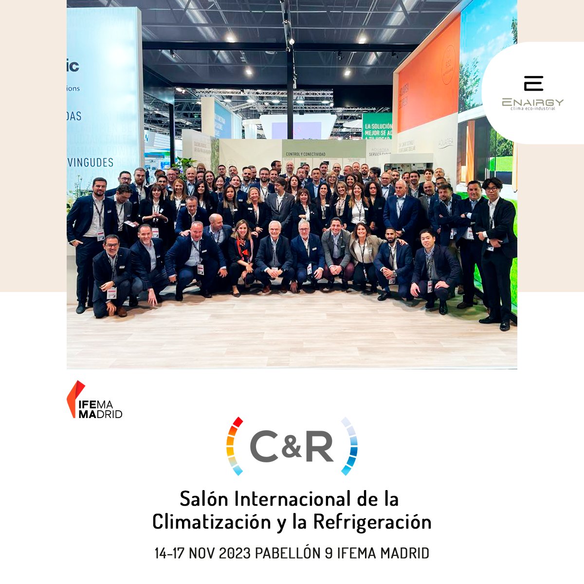 ENAIRGY1's tweet photo. La Feria C&amp;R es evento líder en España y un referente a nivel internacional en los sectores de aire acondicionado, calefacción, ventilación, frío industrial y comercial. @panasonicESP https://t.co/agHFJ14VOm