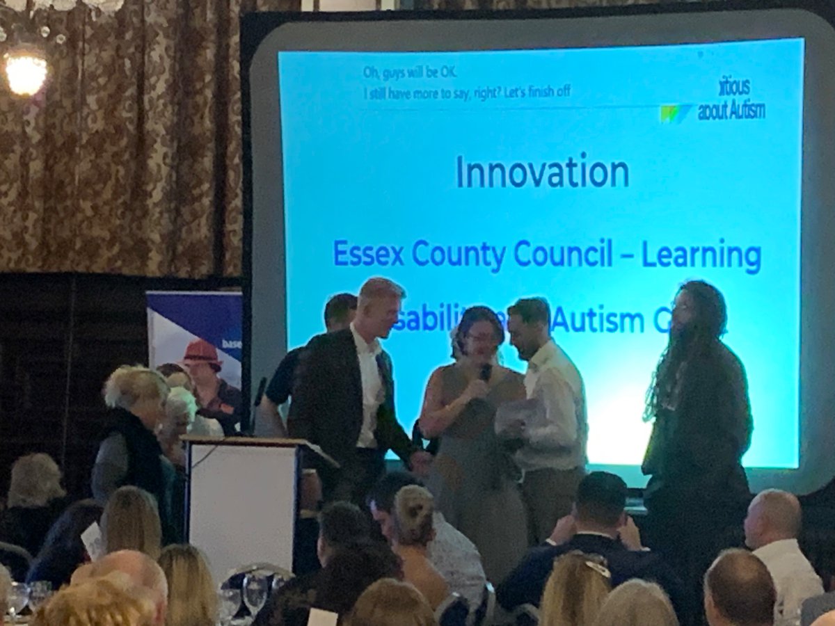 Congratulations to @essexcountycouncil on winning the <a href="/base_tweets/">British Association of Supported Employment (BASE)</a>  Innovation award at this year’s conference. #daringtodoitdiferently #BASE2023