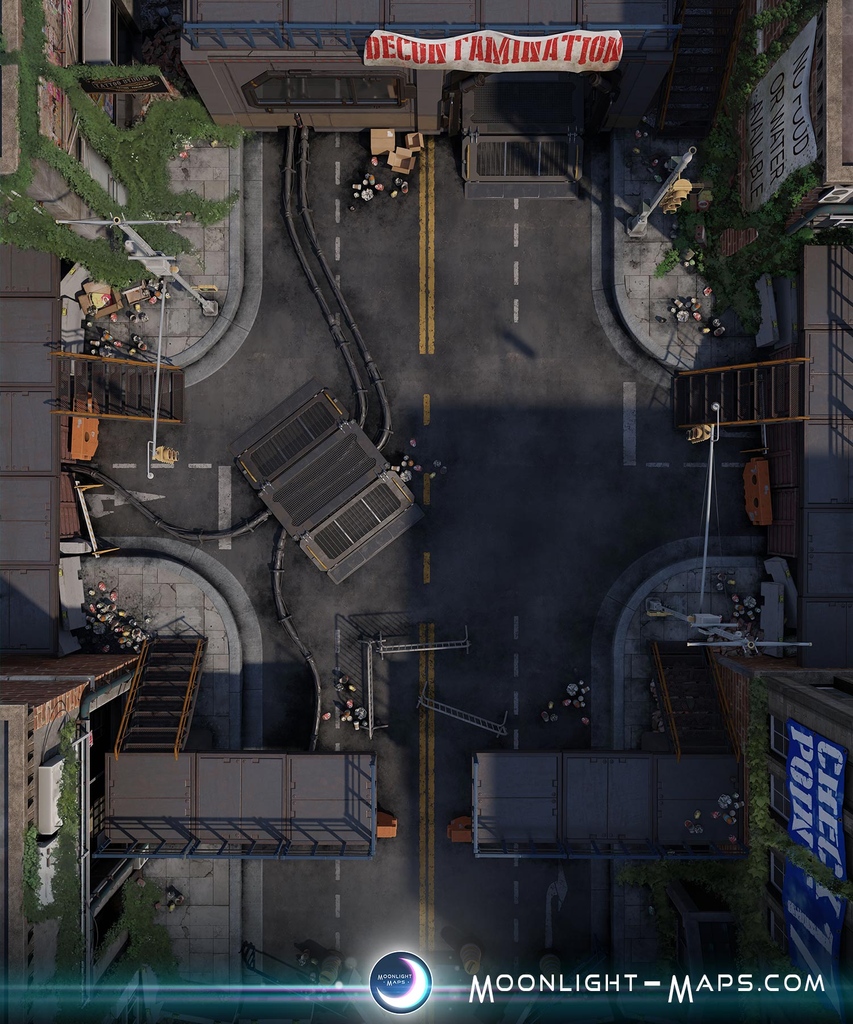 Moonlight_Scifi's tweet image. "You've noticed a tear in your hazmat suit. Do you tell the others or keep it to yourself? It's only tiny, what harm can it do?"☣️

Decontamination Zone map set available at link in bio! 🌙⁠
⁠
⁠#citymap #cyber #encountermap #battlemap #scifimap