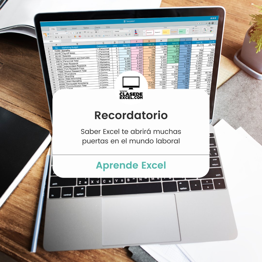 clasedeexcel's tweet image. 🔥📈 ¿Sabías que el dominio de Excel es una habilidad MUY importante en el mundo empresarial? 👩‍💻 ¡Aprender Excel puede impulsar tu carrera a niveles épicos de éxito! 💥🤯

#ImpulsaTuCarrera #ExcelHacks #AprendeExcel
#DominaExcel #MejoraProfesional #PotenciaTusHabilidades