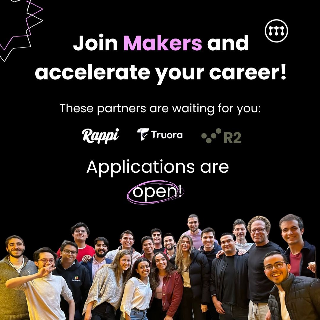 Apply here 👉 jobs.lever.co/makers Exciting News! @makers_fellow just opened applications TODAY! 🚀 Here's why you should jump on this opportunity: → Network with Future Unicorns! 🦄 Connect with amazing founders shaping the future. → Exclusive Interviews! 🎙️ We'll help