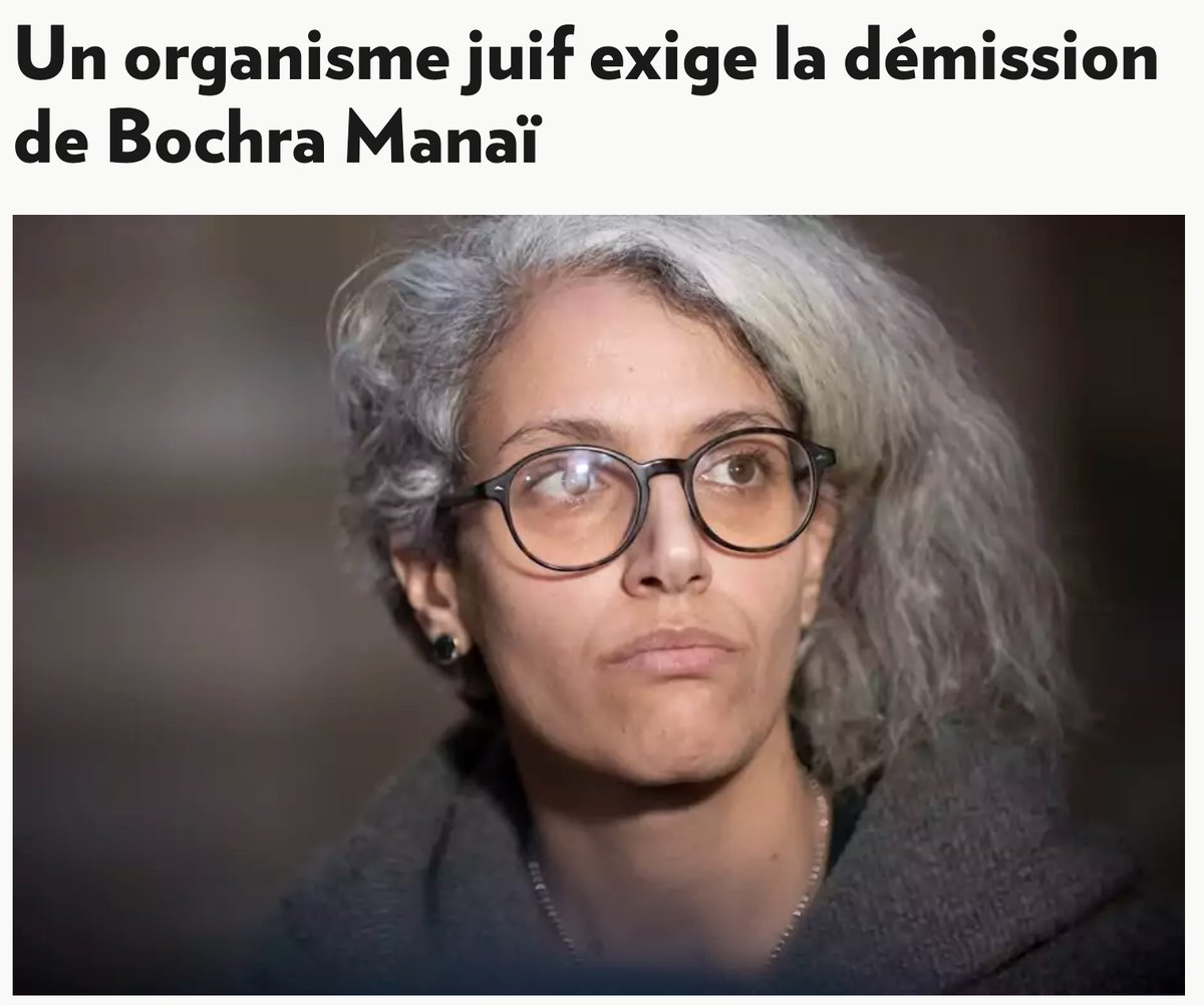 alexgauthier92's tweet photo. En plus de son silence remarquable ces derniers jours face aux diverses manifestations d'antisémitisme à Montréal, Madame Bochra Manaï, la commissaire à la lutte contre le racisme et la discrimination systémique à la Ville de Montréal, a récemment partagé sur son compte Instagram des publications propalestiniennes provenant d'un groupe ayant célébré les attentats terroristes perpétrés par le Hamas le 7 octobre 2023 contre Israël.

Le Centre consultatif des relations juives et israéliennes (@CIJAQC) soulève à juste titre la question du devoir de réserve qui accompagne la fonction de commissaire, un rôle qui devrait plutôt favoriser l'unité et la concertation au sein des communautés montréalaises, et non les diviser.

Mme Manaï doit démissionner.