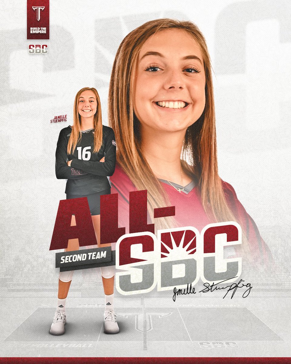 Count 'em, thats3⃣Trojans earning All-Conference Awards!

#BuildTheEmpire | #OneTROY 🏐⚔️
